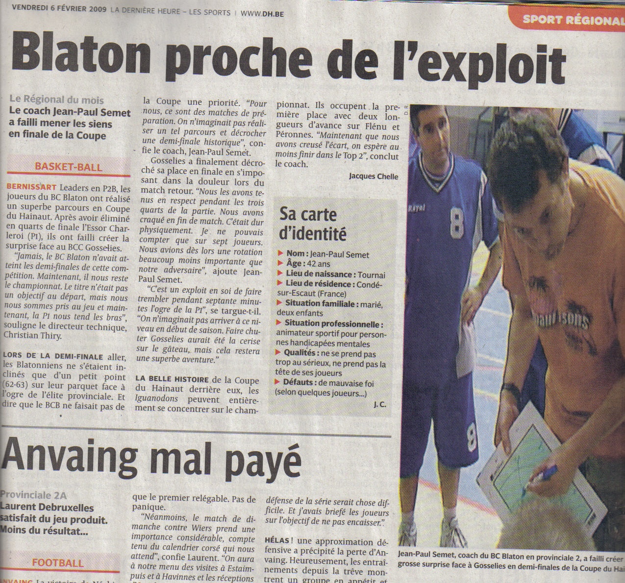 rencontre blaton
